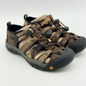 KEEN Newport H2 Camo Hiking Sandals Mens 5 Brown 1009098